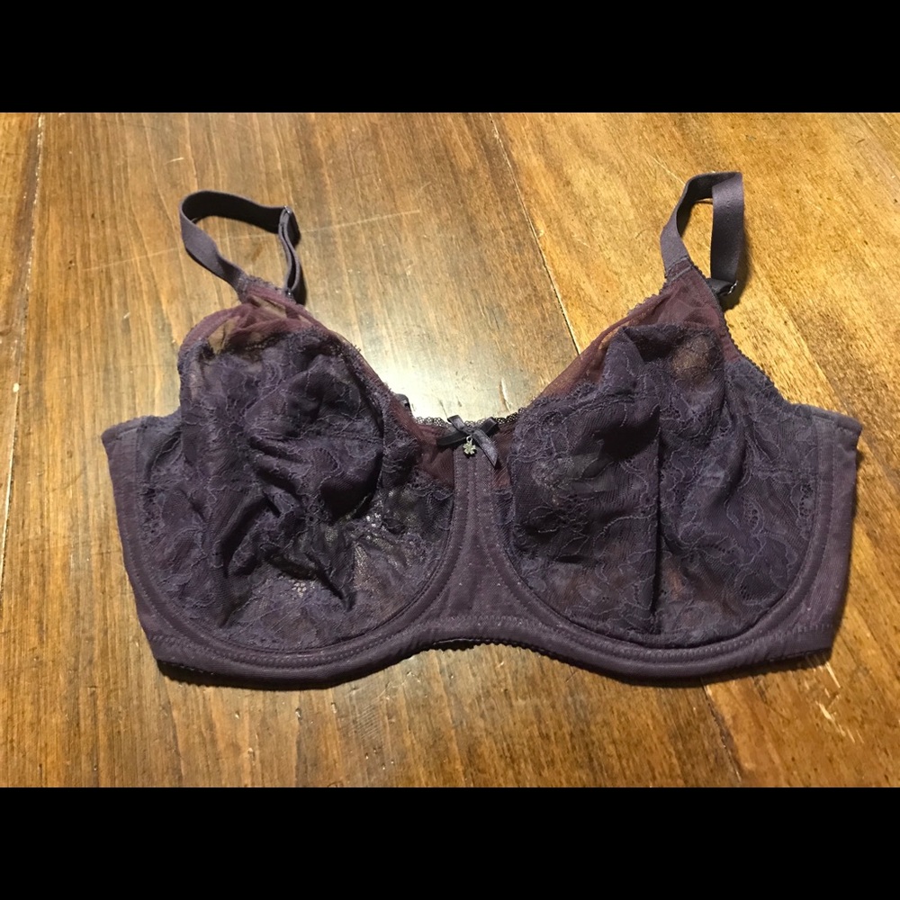 Wacoal ‘Retro Chic’ 855186 36DDD in Plum